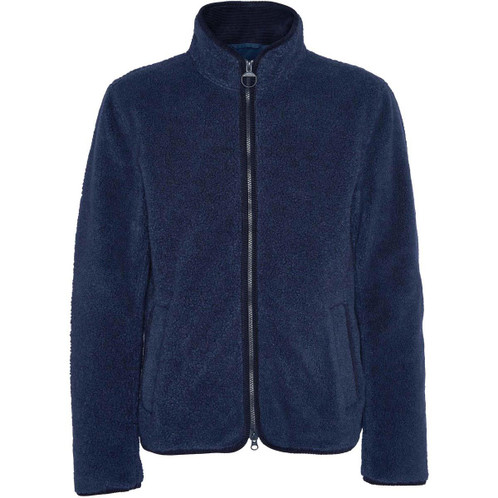 Navy Barbour Mens Belford Fleece Jacket