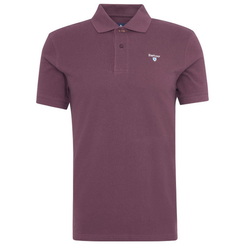 Burnt Heather Barbour Mens Sports Polo