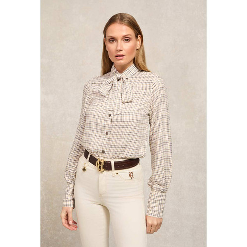 Cheltenham Check Holland Cooper Womens Heritage Shirt On model