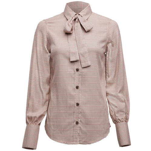 Oatmeal Check Holland Cooper Womens Heritage Shirt