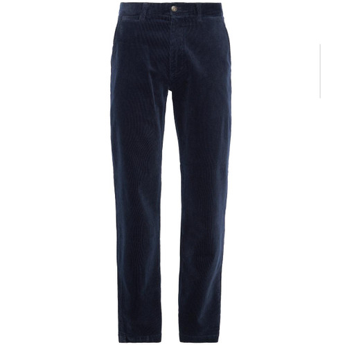 Navy Barbour Mens Stretch Cord Tailored Fit Trouser