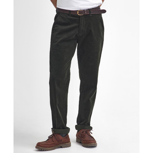 Forest Barbour Mens Stretch Cord Tailored Fit Trouser