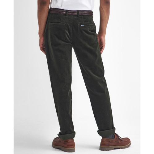 Forest Barbour Mens Stretch Cord Tailored Fit Trouser