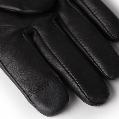 Holland Cooper Womens Monogram Leather Gloves