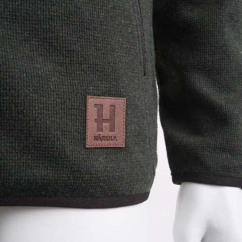 Harkila Mens Durrow (Sandhem Pro) Fleece Jacket Lower Harkila Badge Detail
