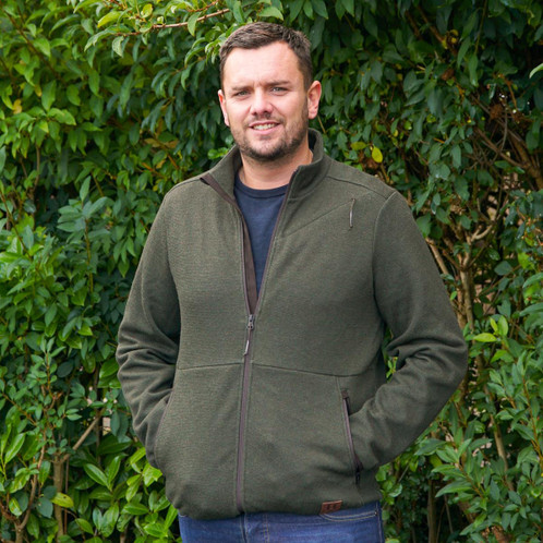 Forest Green Harkila Mens Durrow (Sandhem Pro) Fleece Jacket Lifestyle