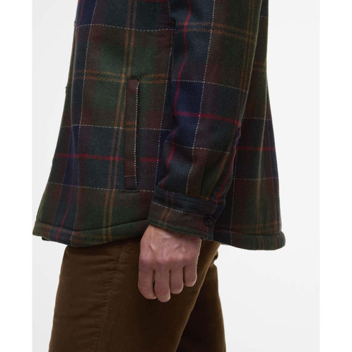 Classic Tartan Barbour Willberry Overshirt Cuff