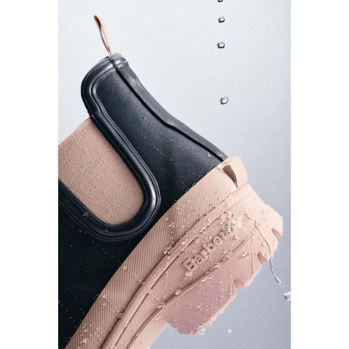 Dusky Grey/Gardenia Pink Barbour Womens Nimbus Chelsea Welly LS