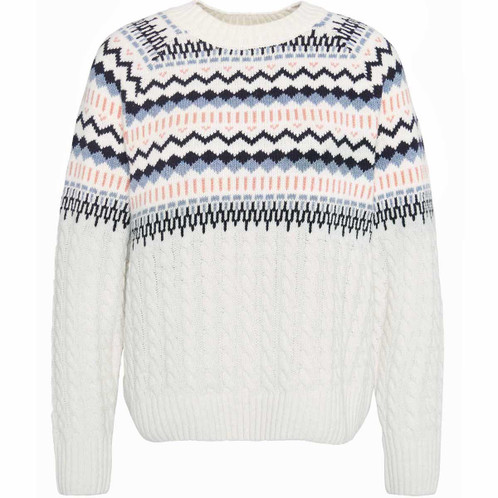 Ecru Barbour Womens Marnie Knitted Jumper