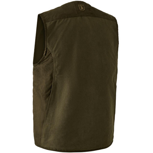 Tarmac Green Deerhunter Mens Eagle Waistcoat Back
