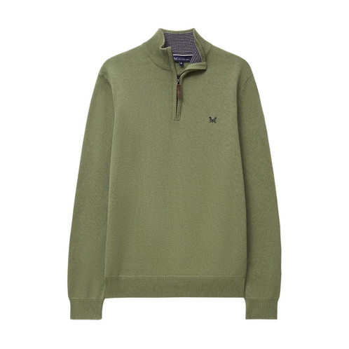 Crew Clothing Mens Organic Classic Half Zip Jumper