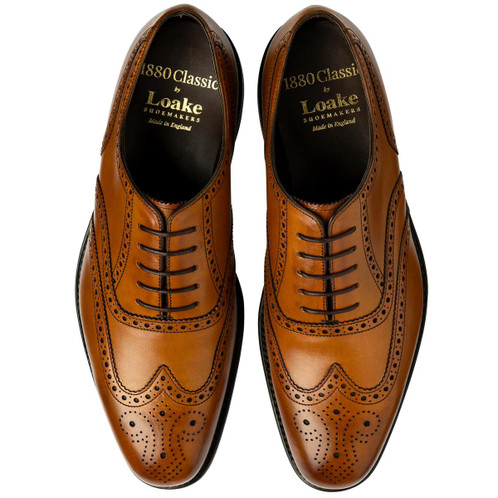 Loake Buckingham Brogue Shoe Above shot
