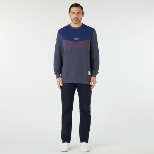 Musto Mens 64 Tri Colour Sweat