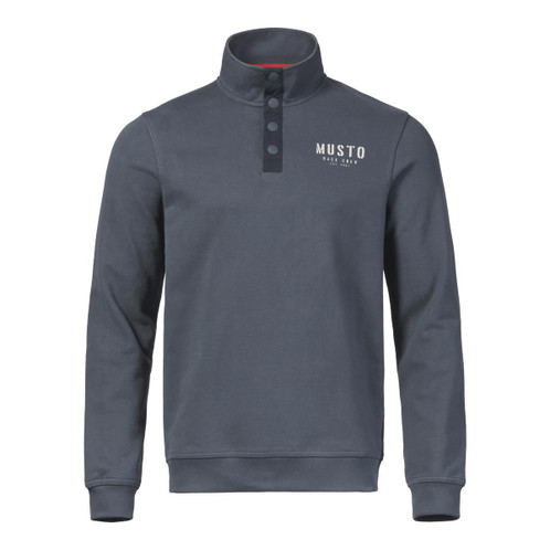 Musto Mens Marina Half Zip Snap Sweat 2.0