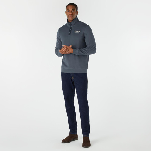 Musto Mens Marina Half Zip Snap Sweat 2.0