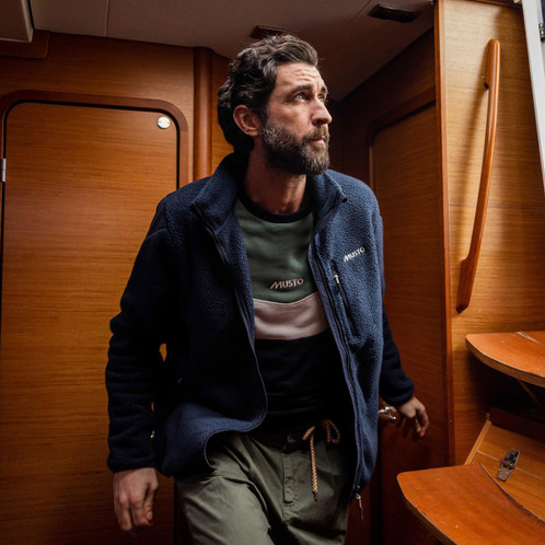 Musto Mens Nautic Full Zip Pile Fleece