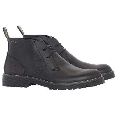 Black Barbour Mens Maxwell Chukka Boot
