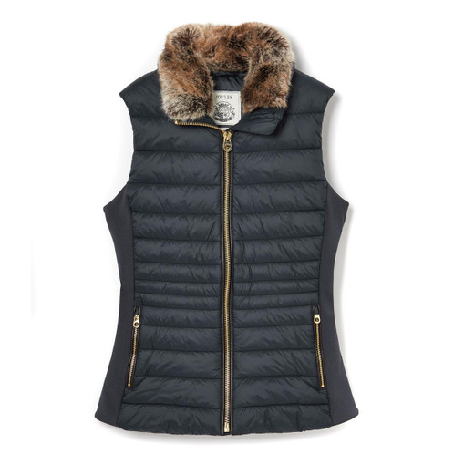 Dark Navy Joules Womens Beckley Quilted Gilet