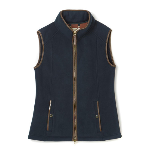 Navy Joules Womens Heritage Fleece Gilet
