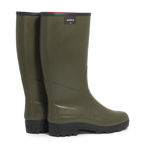 Kaki Aigle Chambord Neomesh Wellington Back