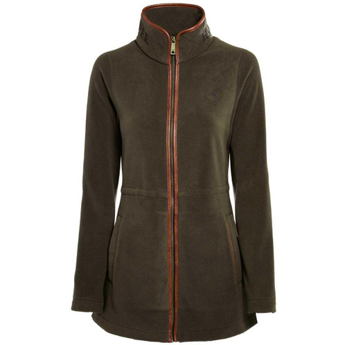 Khaki Holland Cooper Womens Country Longline Fleece