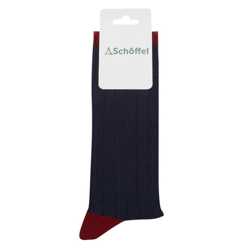 navy Schoffel Mens Hilton Sock