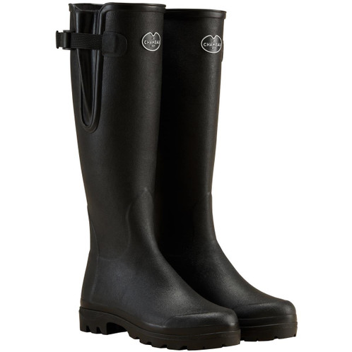 Le Chameau Vierzonord Noir Ladies Wellingtons