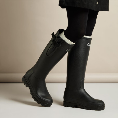 Le Chameau Vierzonord Noir Ladies Wellingtons