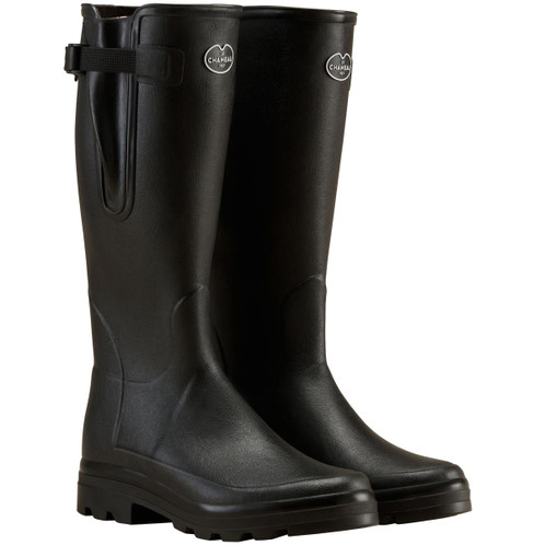 Le Chameau Vierzonord Noir Mens Wellingtons
