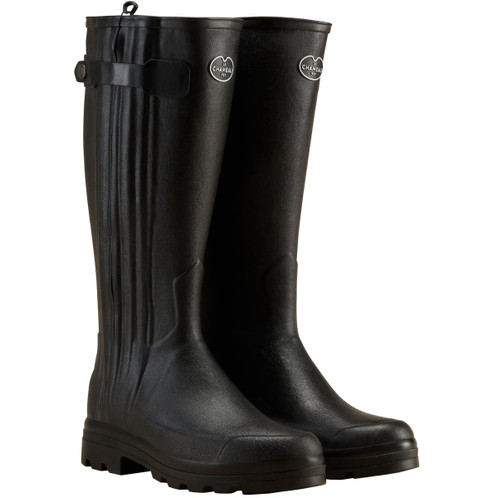 Le Chameau Chasseur Neo Noir Mens Wellingtons