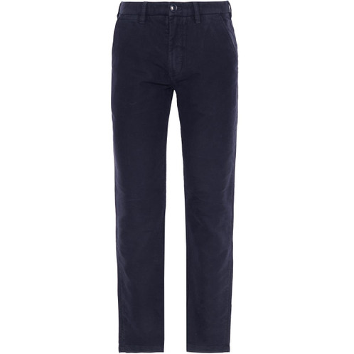 Navy Barbour Mens Moleskin Tailored Fit Trouser