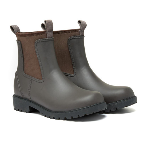 Choc Joules Womens Oakfield Ankle Wellies