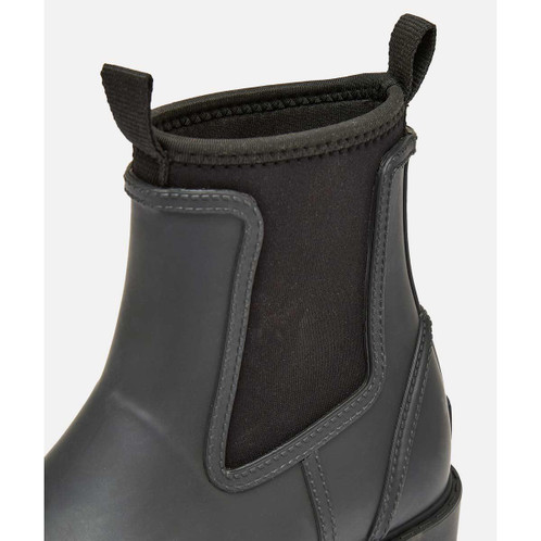 Black Joules Womens Oakfield Ankle Wellies Detail