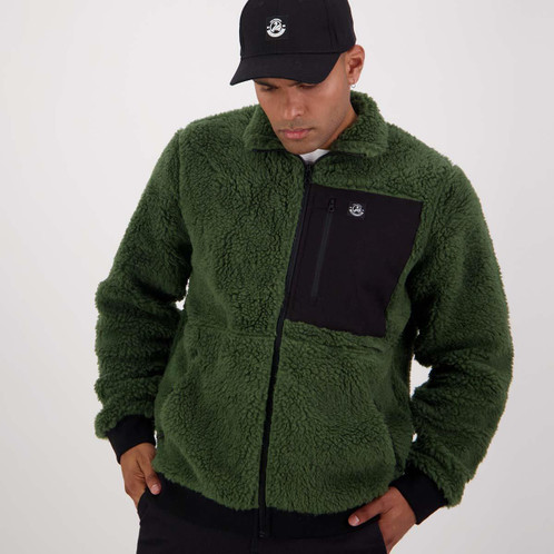 Hunter Green Swanndri Mens Churchill V2 Wool Jacket Front