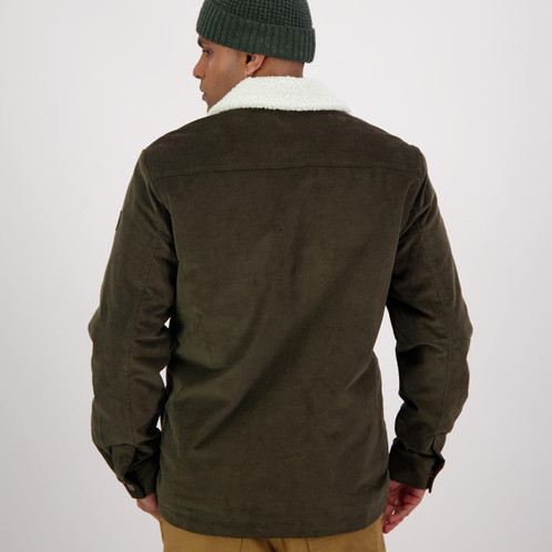 Olive Swanndri Mens Kaituna Corduroy Jacket Model