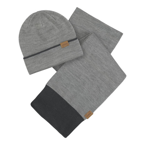 Musto Tipped Beanie and Scarf Set