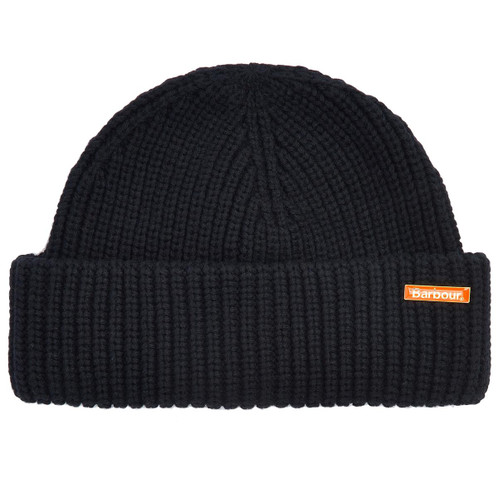 Black Barbour Mens Mosely Beanie