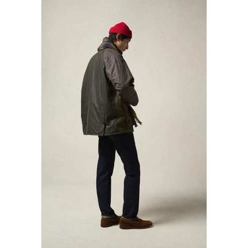 Brick Red Barbour Mens Mosely Beanie Lifestyle