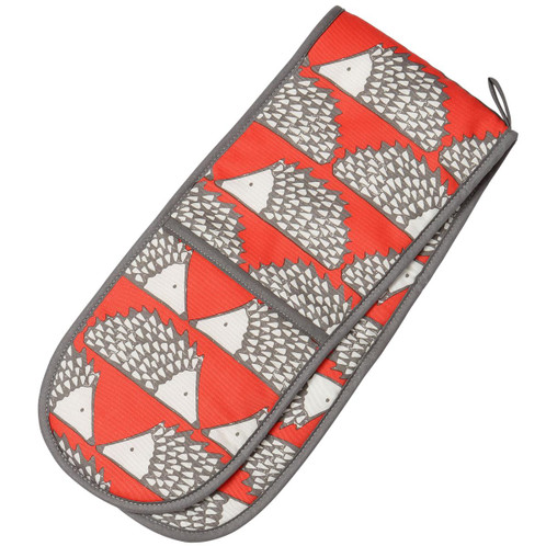 Red Scion Living Spike Double Oven Gloves