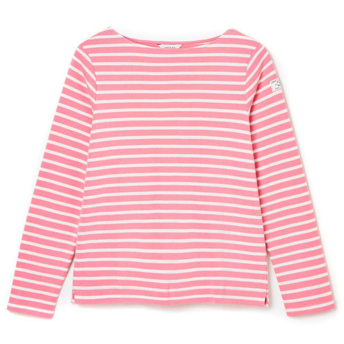 Pink Stripe Joules Womens Harbour Striped Top
