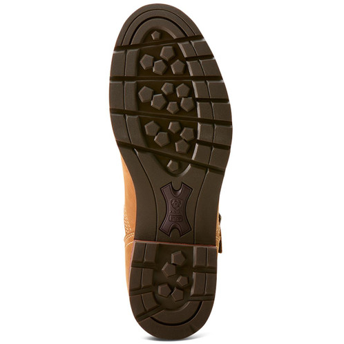 Caramel Tan Ariat Womens Savannah Sherpa Waterproof Boots Outsole