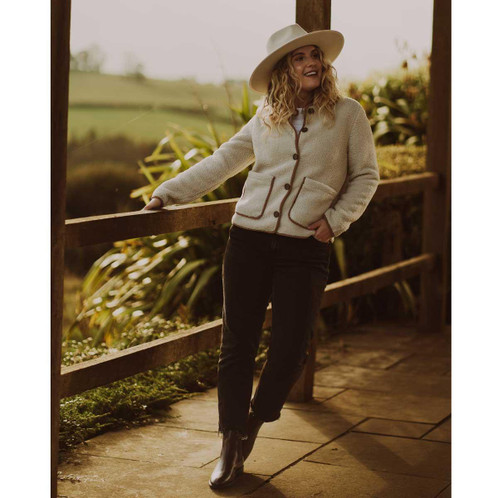 Dark Brown Chatham Womens Allerton Chelsea Boots On Model