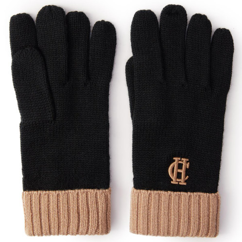 Holland Cooper Cheslea Logo Knitted Gloves