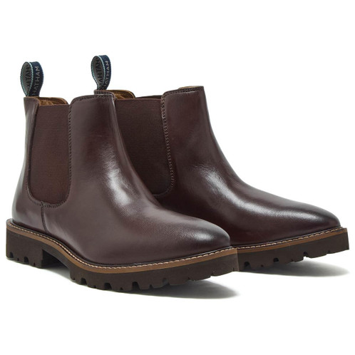 Dark Brown Chatham Womens Hickstead Chelsea Boots Angle