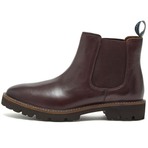 Dark Brown Chatham Womens Hickstead Chelsea Boots Side