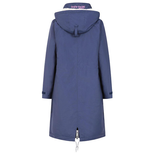 Lazy Jacks Womens LJ159 Snug Lined Long Waterproof Jacket Back