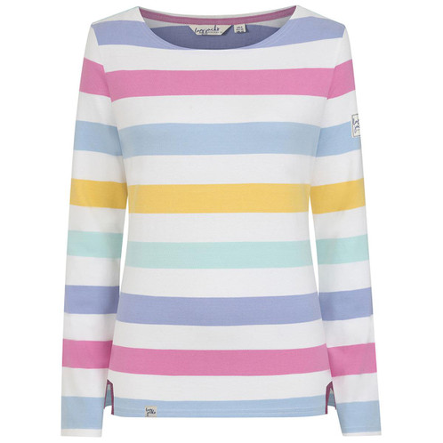 Watercolours Lazy Jacks Womens LJ97M Multi Striped Breton Top
