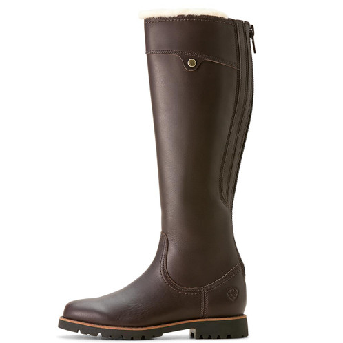Espresso Ariat Womens Arlington Sherpa Waterproof Tall Boots Side