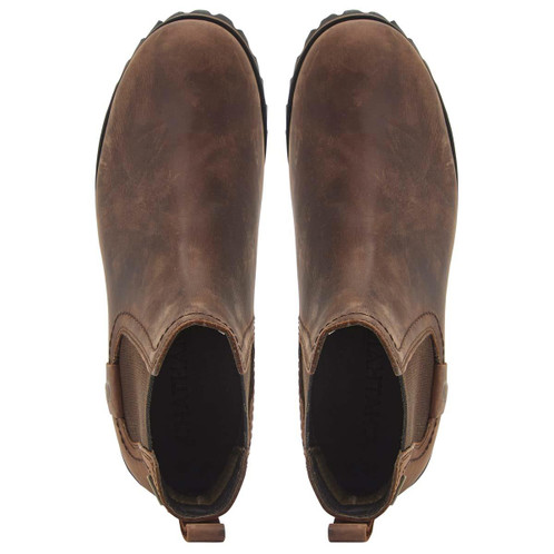 Chocolate Chatham Mens Southill II Waterproof Chelsea Boots Top View