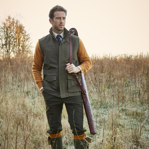 Olive Alan Paine Mens Lockwood Waistcoat Lifestyle